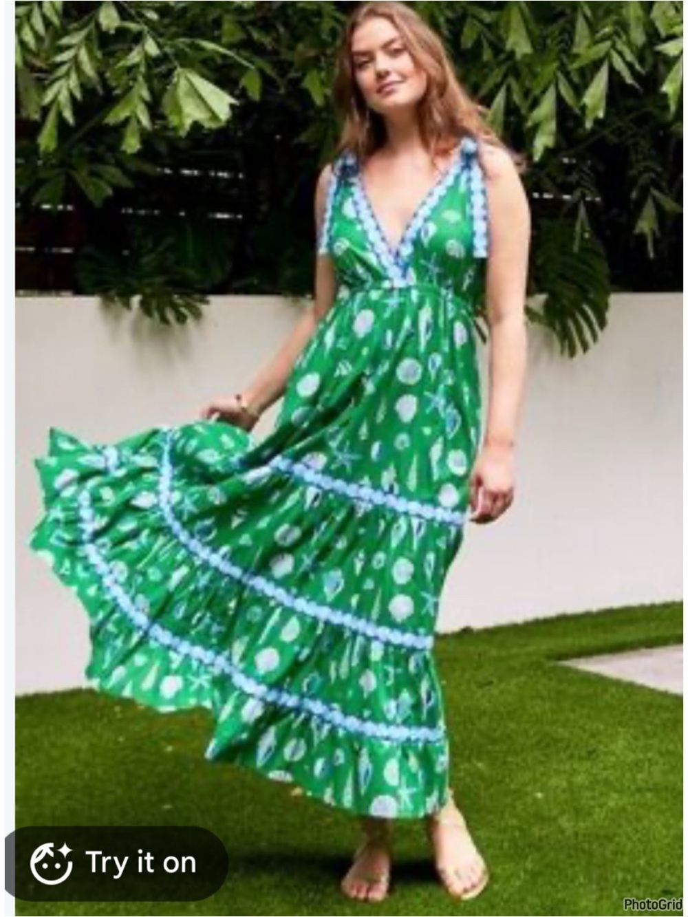 Printfresh Dune Dancer Dress In Beachcomber Size Extra Small
